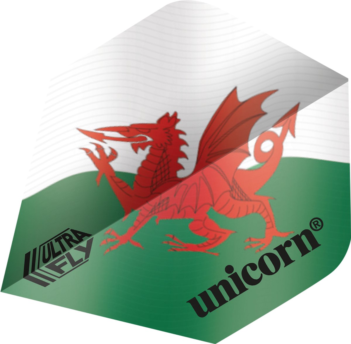 Unicorn Ultrafly Wales Flag PLUS - Dart Flights