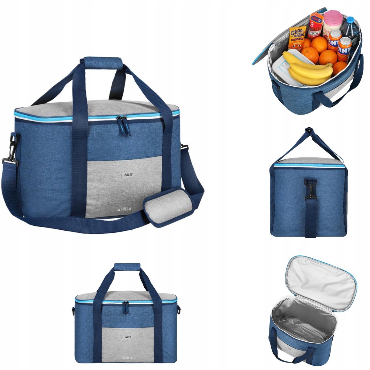 Nils NC2903 Thermostassen Blauw 32L - Ideaal voor picknicks op reis
