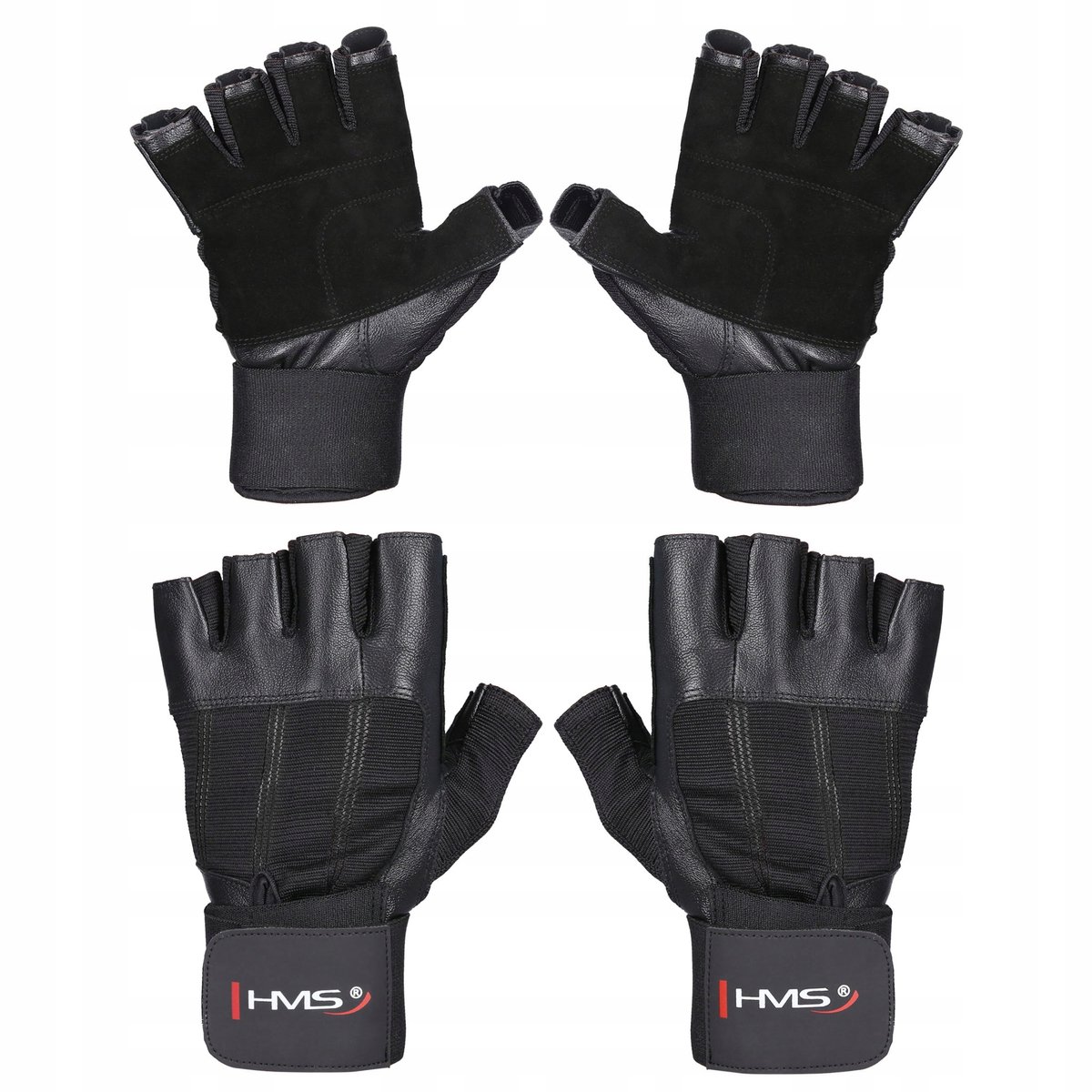 HMS RST04 Trainingshandschoenen - Antislip, Maat S, Zwart
