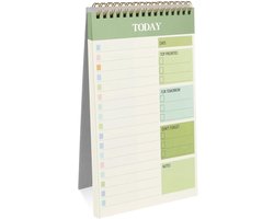 Weekly Planner A5 - Sheets - To Do List Pad - 52 Sheets - Tear-off Paper - Double-Sided Writing - Undated Daily Planner - Groen