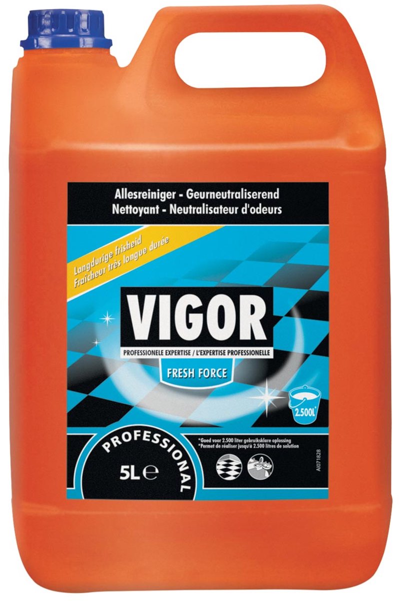 Vigor allesreiniger Fresh Force flacon van 5 liter