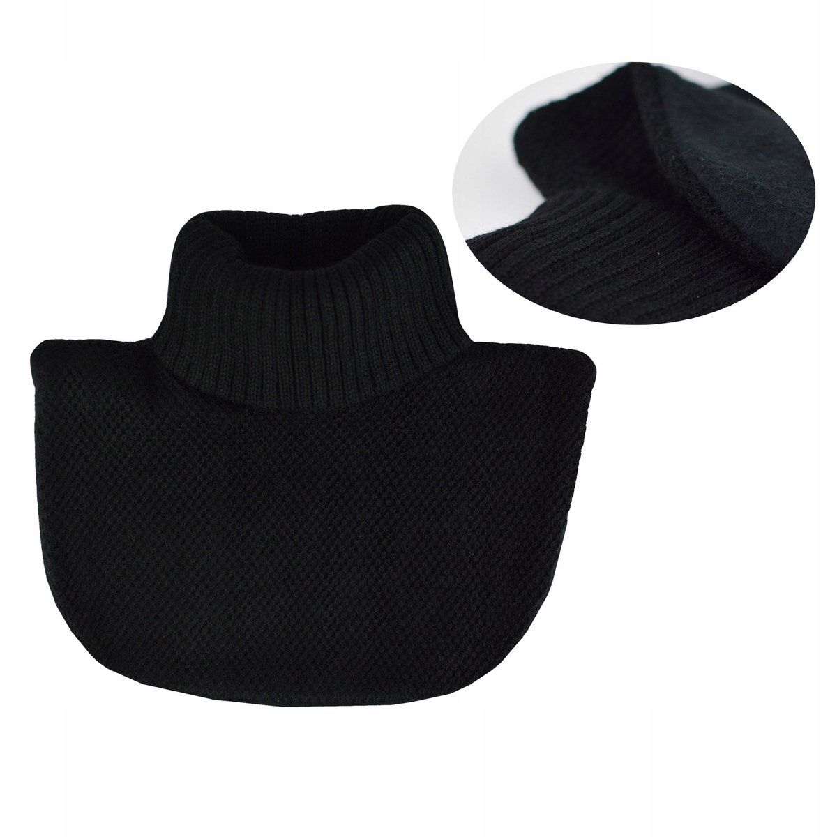 Warme kindersjaalkraag (2-5 jaar) - Zwart, fleece gevoerd