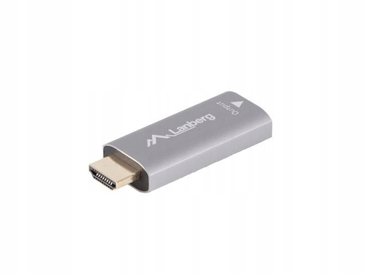 Lanberg AD-HD-DP-01 video kabel adapter 0 m HDMI Type A (Standaard) DisplayPort Zilver