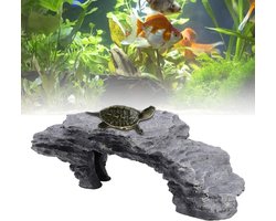 Sun Deck - Shelter Cave - Aquarium Reptiles - Coat Habitat - Climbing Dock - Decoratie Ornament