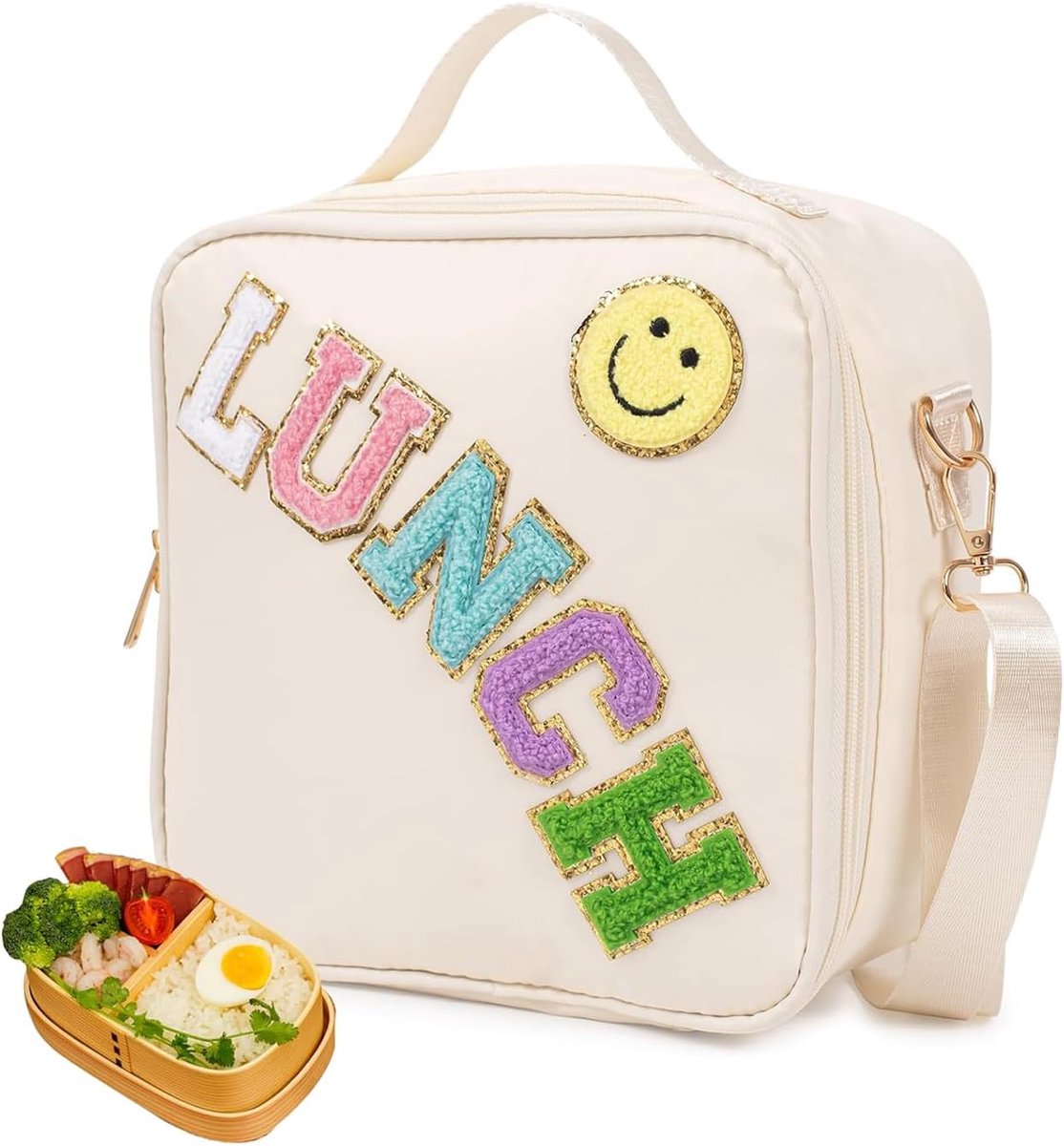 Isolatie Lunchtas - Werk Lunchtas - Thermische Lunchtas voor Kantoor - Thermische Lunchtas met Verstelbare Schouderriem - Thermische Koeltas voor Volwassenen en Kinderen