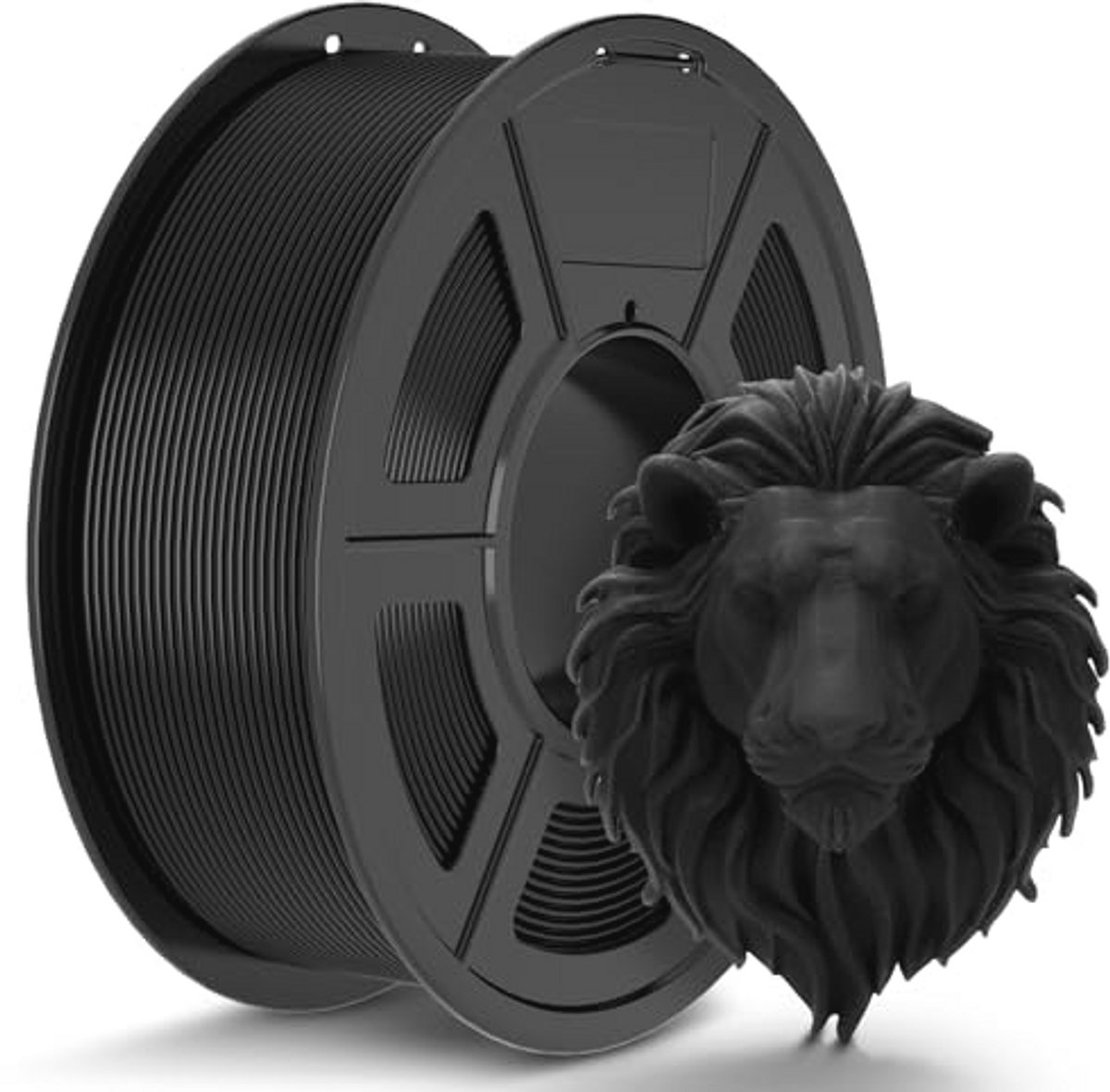 PLA Filament 1,75 mm Zwart - 1 kg - Voor 3D-printers - Hoge nauwkeurigheid