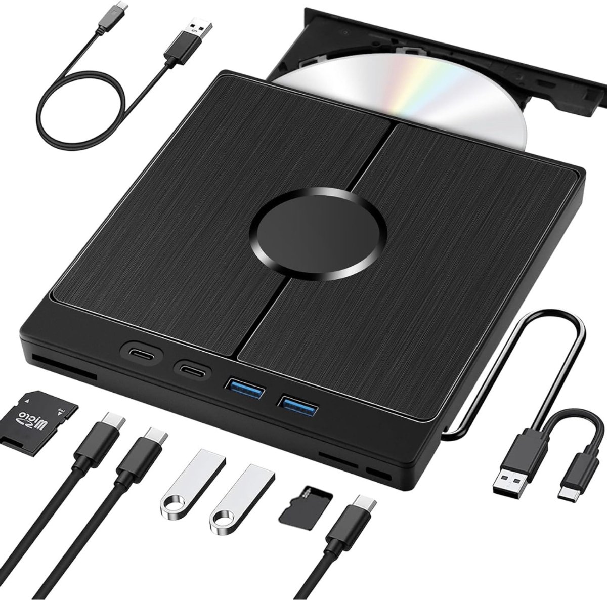 DailySupplies® Externe DVD Speler Voor Laptop - CD Brander - Plug & Play