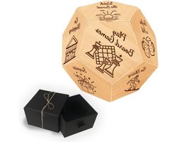TTGoods - Grappige houten beslissingsdobbelstenen voor verjaardag en afspraakjes - leuk cadeau voor ontspanning - man en vrouw - koppels