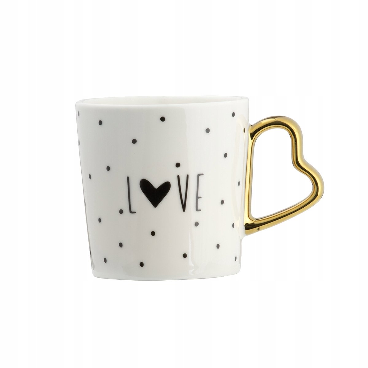Ambition Amore Mok 400ml - Porselein met Gouden Hart Oor