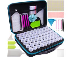 Malatec Diamond Painting Opbergdoos - Perfect Georganiseerd en Makkelijk Mee te Nemen