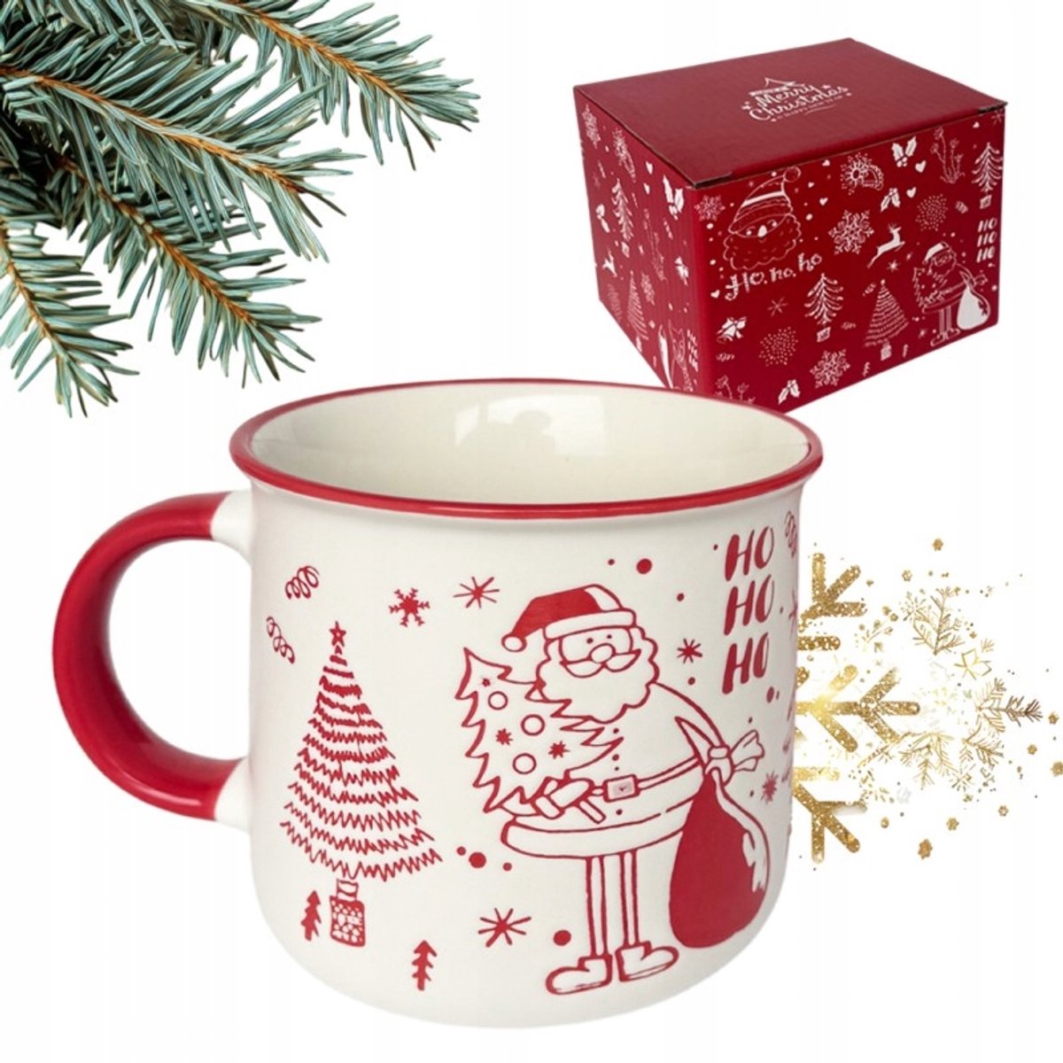 Ecarla Keramische Kerstmok KB14 - 350 ml