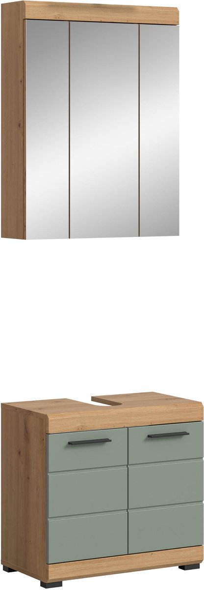 xonox.home Badkamermeubel Scout Artisan eiken imitatie B/H/D: 60x191x34 cm