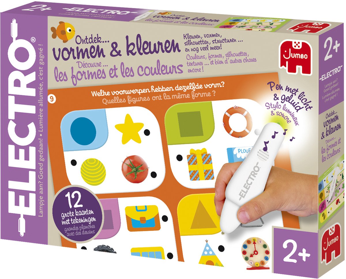 Jumbo - Electro Wonderpen - Ontdek Vormen & Kleuren - Educatief spel - Vanaf 2 jaar — afbeelding 5