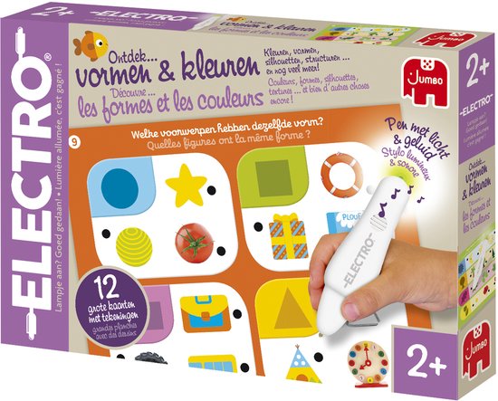Jumbo - Electro Wonderpen - Ontdek Vormen & Kleuren - Educatief spel - Vanaf 2 jaar