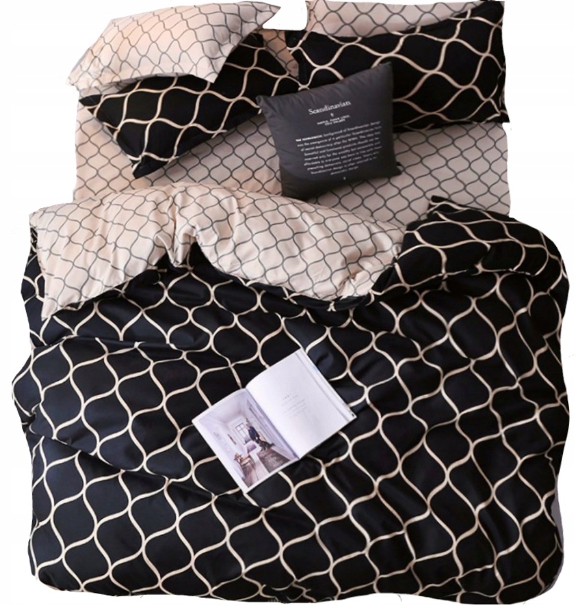 Dubbelzijdig Beddengoed 200x220 cm Katoen/Microvezel - Nieuwe Patronen