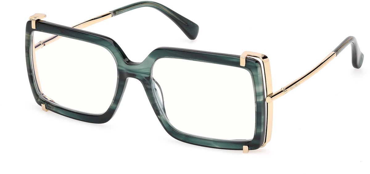 Maxmara MM5155-B Dark green/striped 55/17/135 WOMAN Brilmonturen