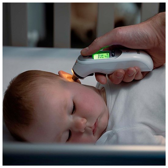 Braun Thermoscan 7+ Oorthermometer met nachtmodus - accessoires inbegrepen