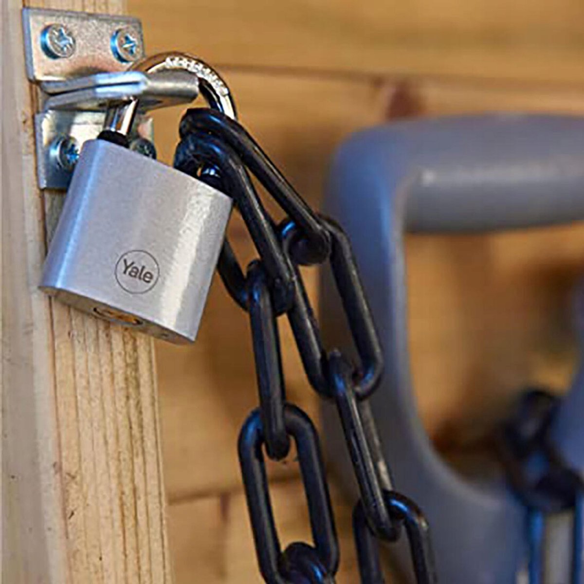Merkloze Gietijzeren Hangslot - Zilverkleurig, 32mm