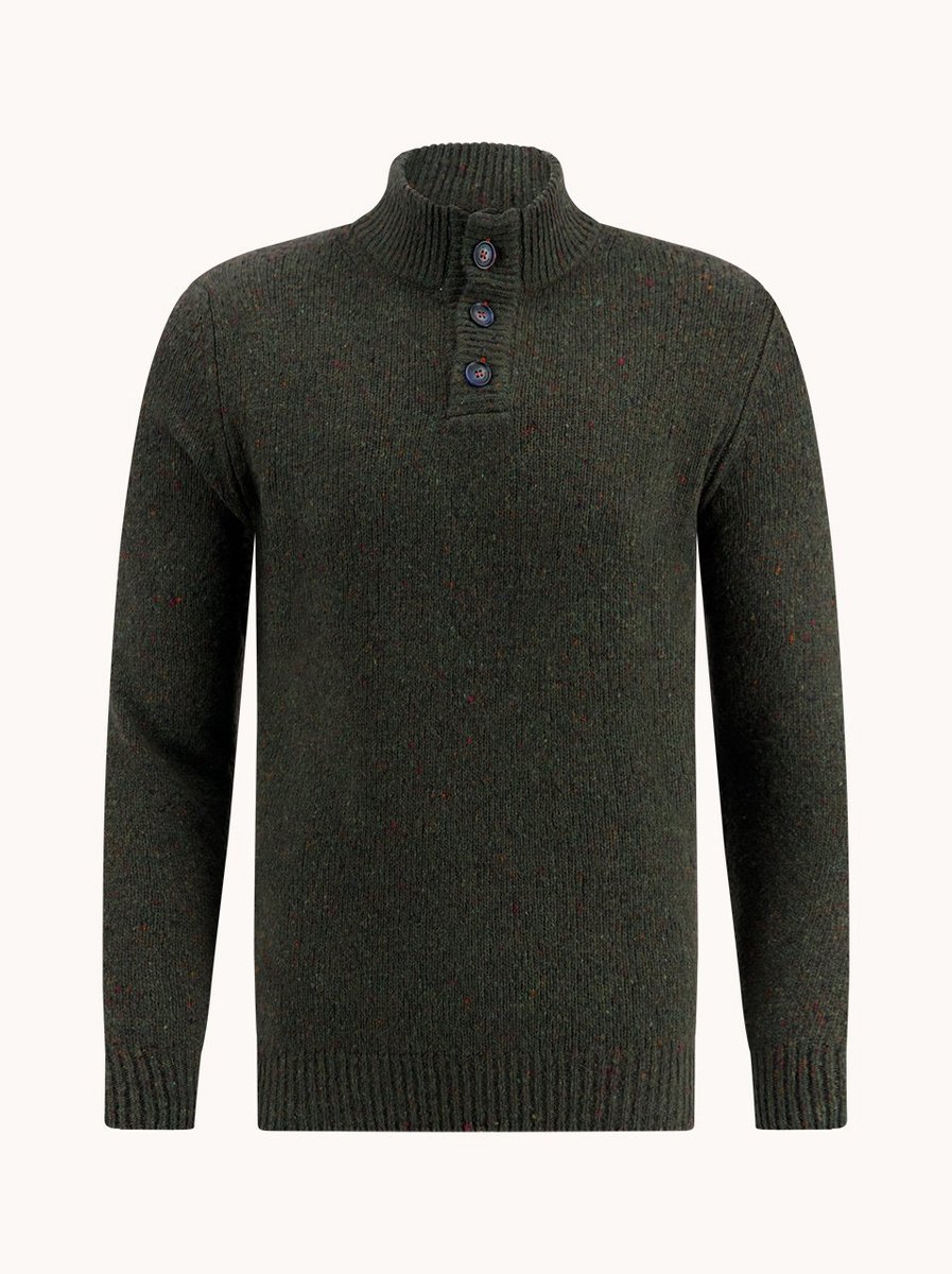 A Fish Named Fred Jumper knitted Hedge Green (32.504.313)
