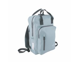 Voltano City Enkele Fietstas Rugzak E-bike 25 Liter - Ice Blauw - Gratis Extra Beugels Voor E-bike - Met Codeslot - Fiets Rugtas Met Laptopvak - Waterdicht