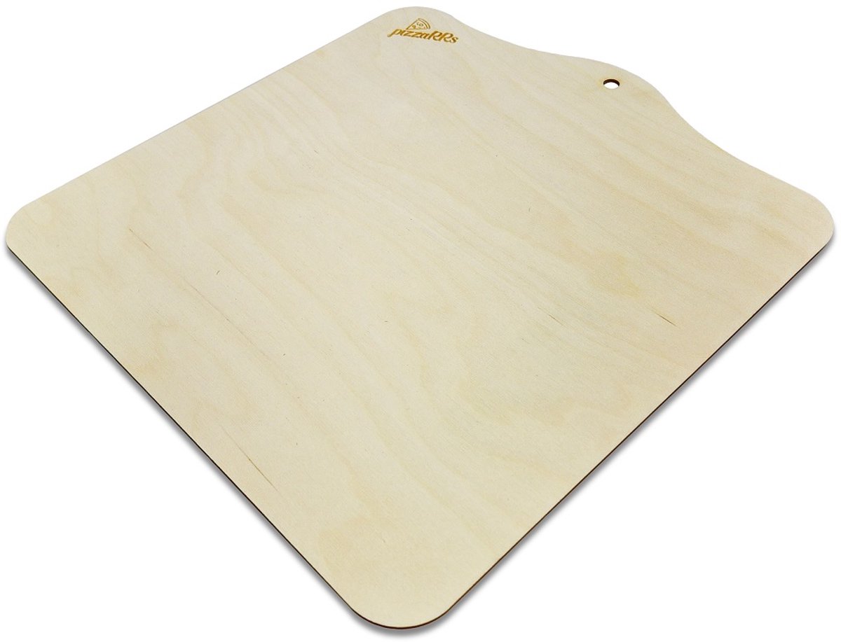Grote Houten Pizzaschep XXL met Afgeschuinde Rand