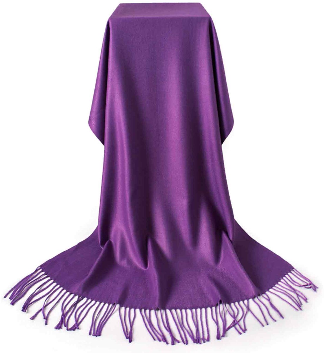 Pashmina Sjaal 200x70 cm - Grote Warme Omslagdoek voor Dames en Heren - Winter Bruiloft Avondjurk - Zachte Franje Sjaal