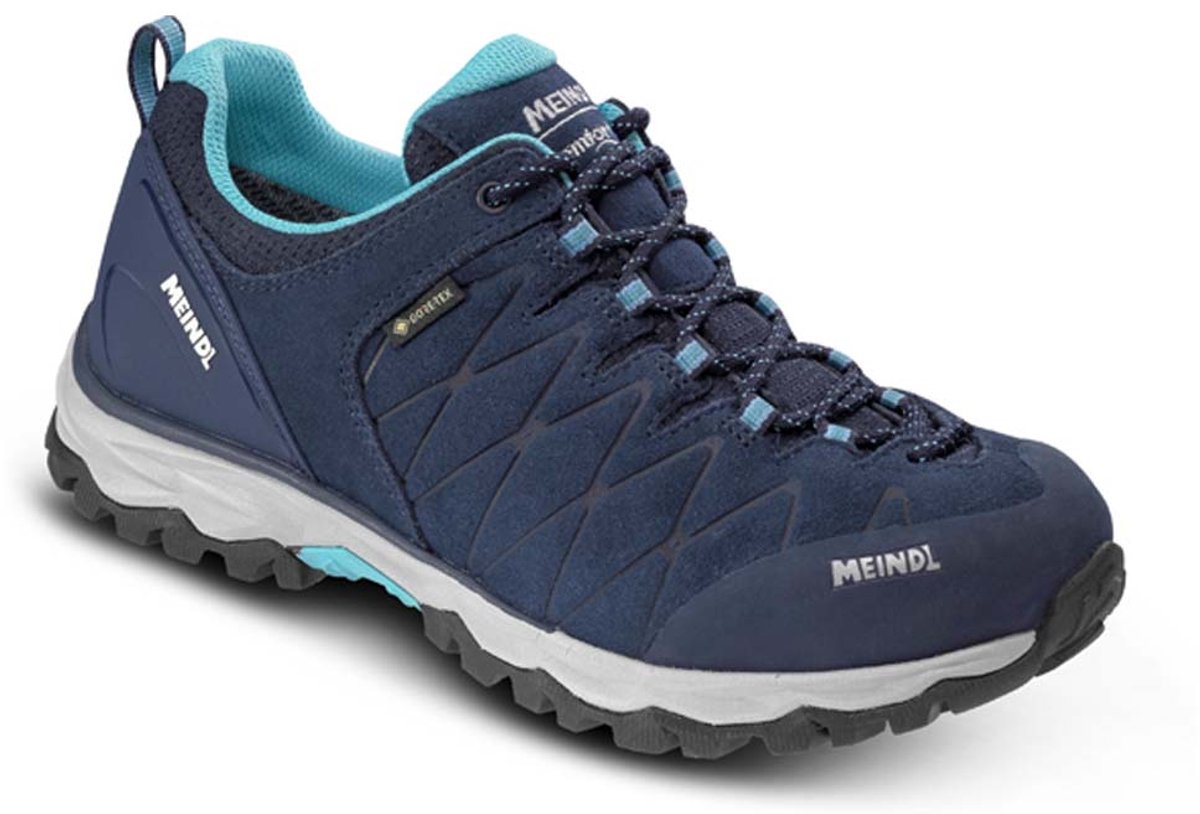 Meindl Mondello Gtx Dames Lage Wandelschoen Marine/Türkis 8/42 Multicolor