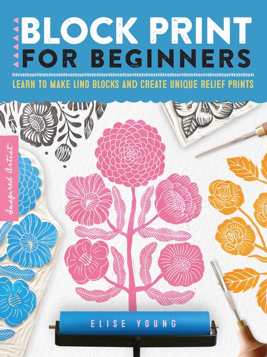 Inspired Artist: Block Print for Beginners - cover