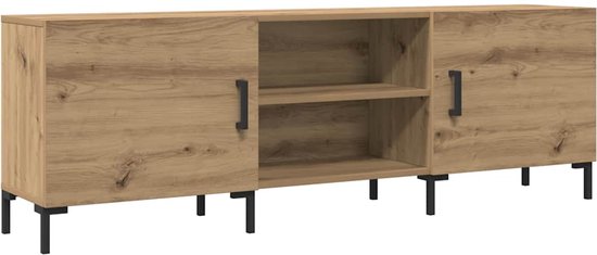 Meuble TV | Meuble TV | Meuble TV | Meuble média 150x30x50 cm bois travaillé chêne artisanal