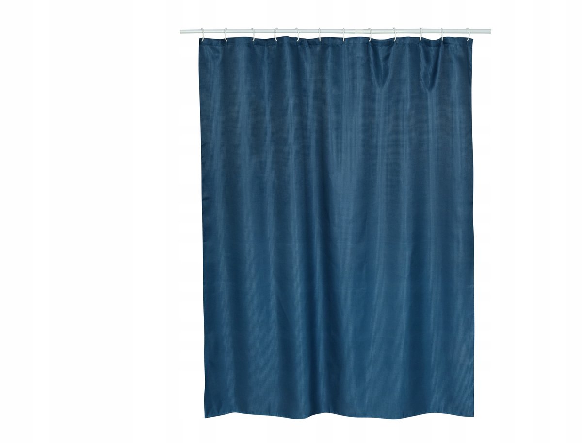 Witte Textiele Douchegordijn 180x200cm Waterdicht