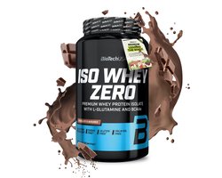 BioTech USA BioTech USA BioTechUSA Iso Whey Zero Premium wei-eiwitisolaat Grasgevoerd Enzymvrij Suiker- en glutenvrij, 908 g, Chocolade