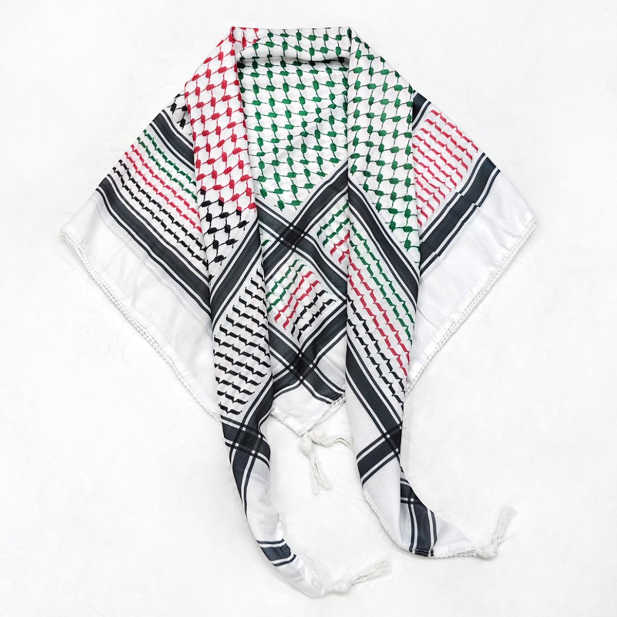 Palestijnse Sjaal - Keffiyeh - Arabische Shemagh - Arabische sjaal - Woestijn shemagh - Arafat sjaal - LOUZIR