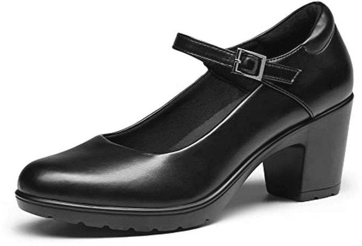 Chunky High Heel Mary Janes Pumps voor Dames