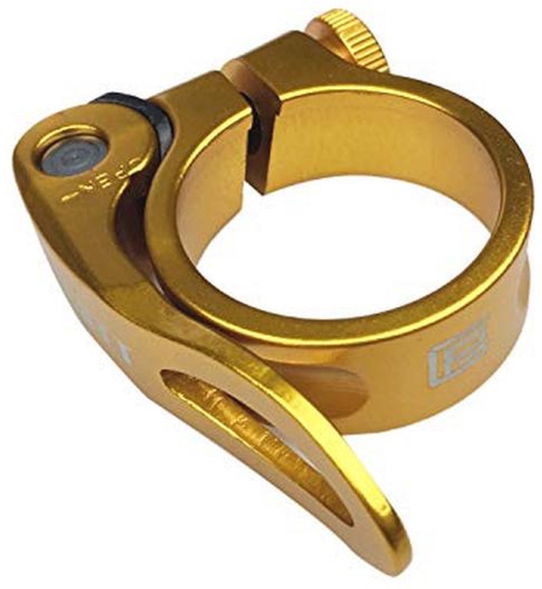 Fiets zadelklem met snelspanner - Aluminium legering, 28,6/31,8/34,9 mm