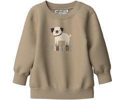 NAME IT - NBMVONNE LS SWEAT BOX BRU - Baby - Vesten