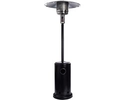 Heater terrasverwarmer zwart 13.000 watt op gas