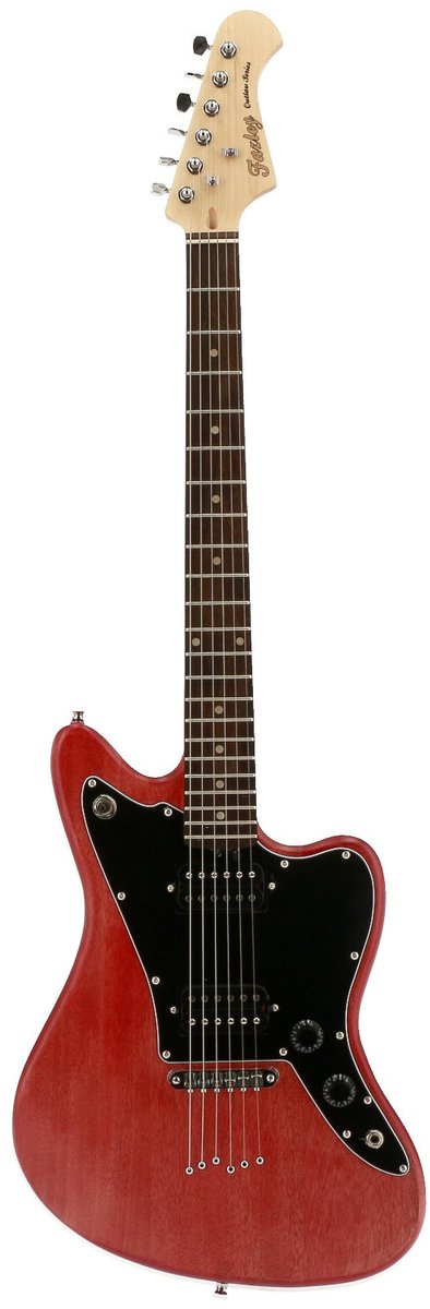 Elektrische gitaar - Met gratis lessen - incl. gigbag - Rood Fazley