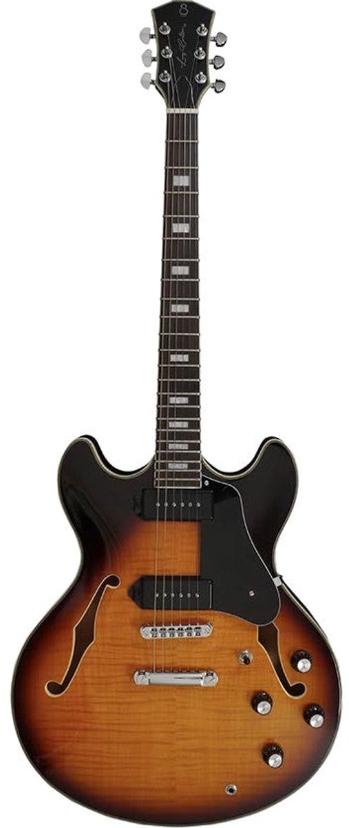 Sire Larry Carlton H7V Vintage Sunburst semi-akoestische gitaar