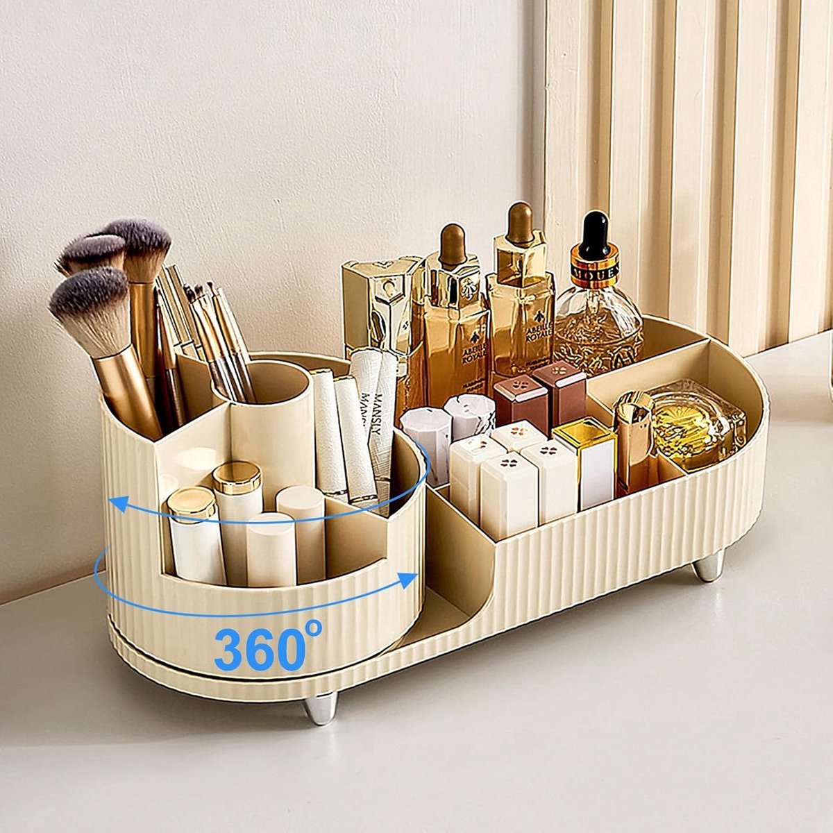 Stunq® 360° Draaibare Luxe Make-Up Organizer voor Badkamer en Slaapkamer