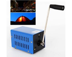 Draagbare Noodstroomgenerator 20W Handzwengel Dynamo met USB Oplader voor Buiten en Reizen