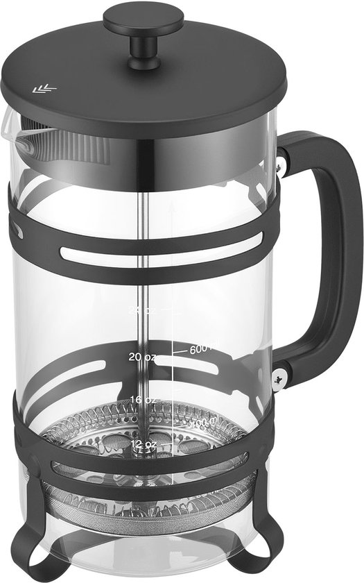 ilu Franse Koffiepers french press cafetière | 350l 600l 1L | Glas