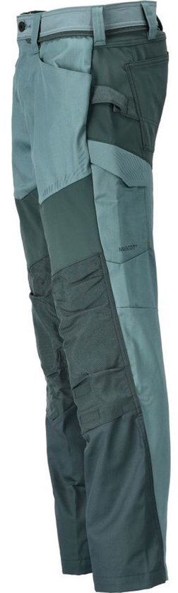 Mascot Customized Broek met kniezakken 22479-230 - lichtbosgroen/bosgroen - C56 - 90