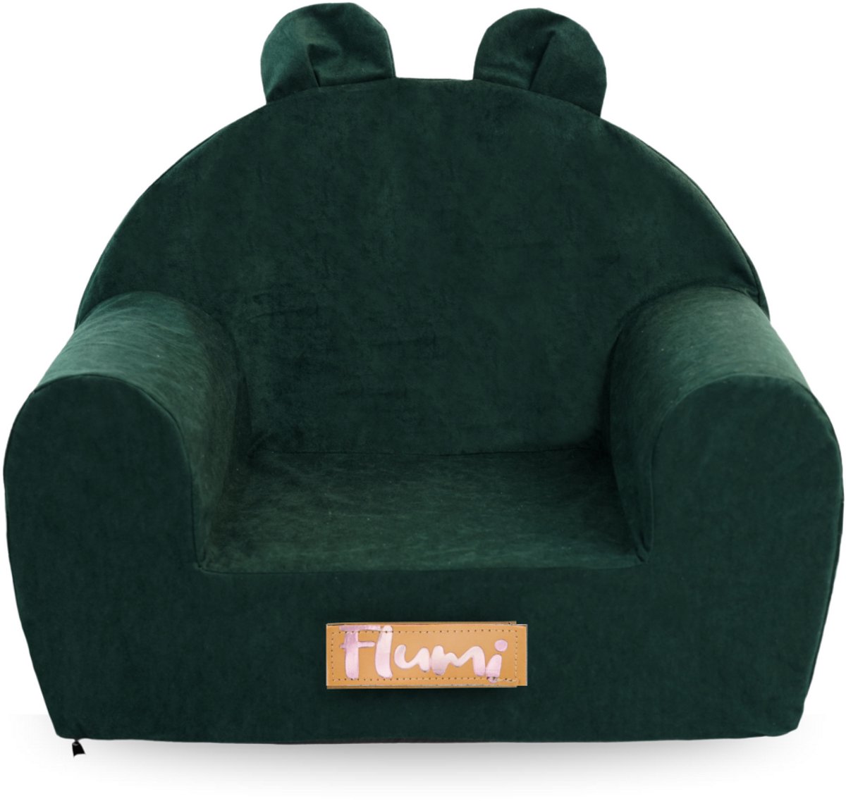 Flumi Kinderfauteuil van schuim – Donkergroen