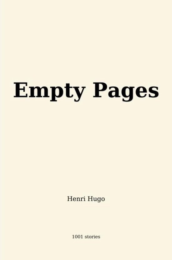 Empty Pages - cover