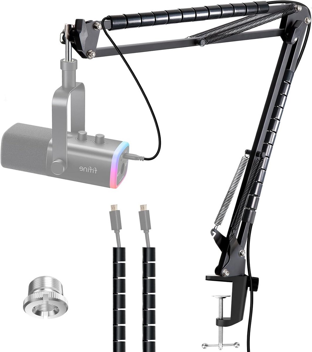 professional microphone arm - QuadCast Boom Arm Stand / microfoonhouder, microphone arm standard adjustable microphone stand
