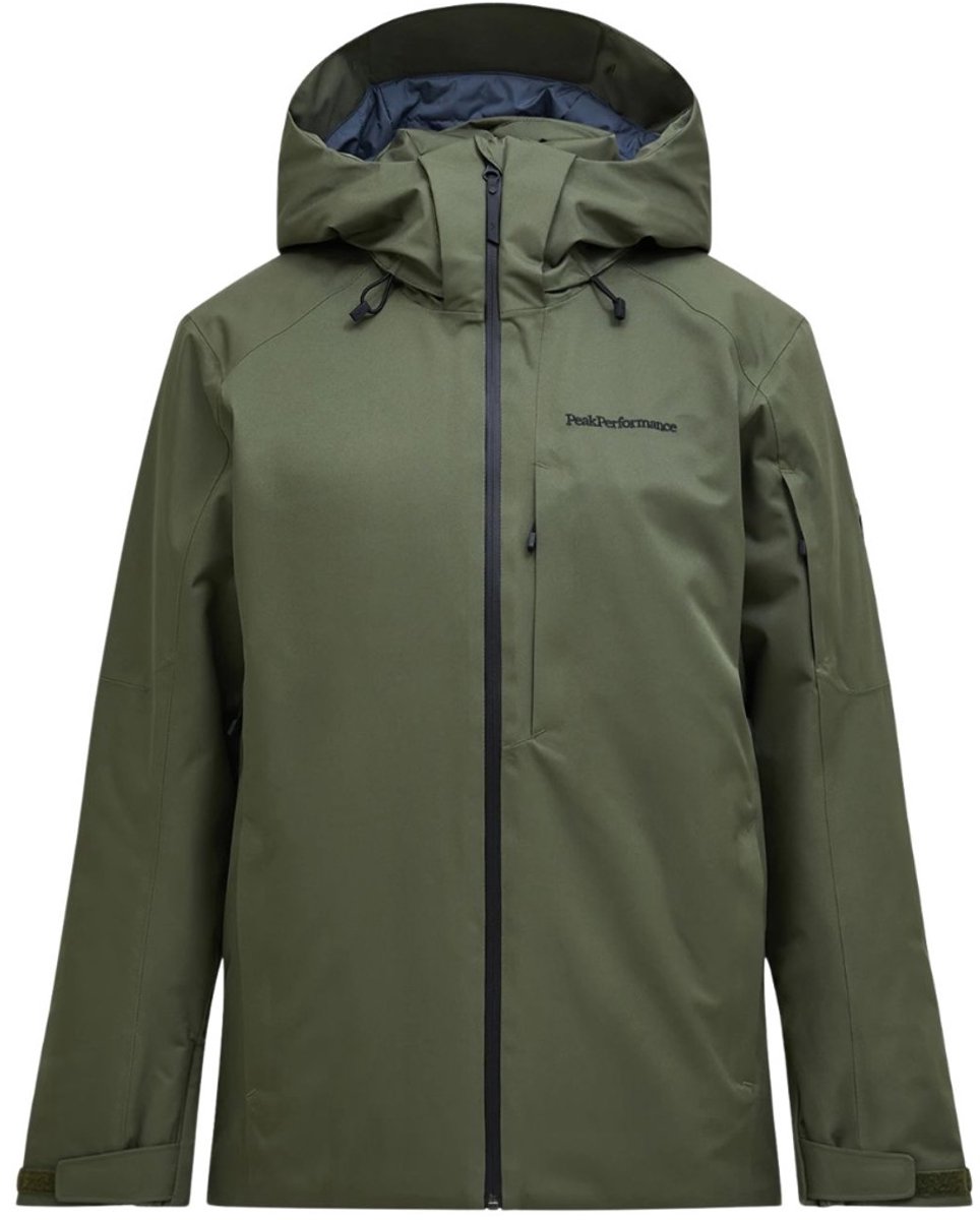 Peak Performance Maroon Insulated Ski Jas Heren Donkergroen M