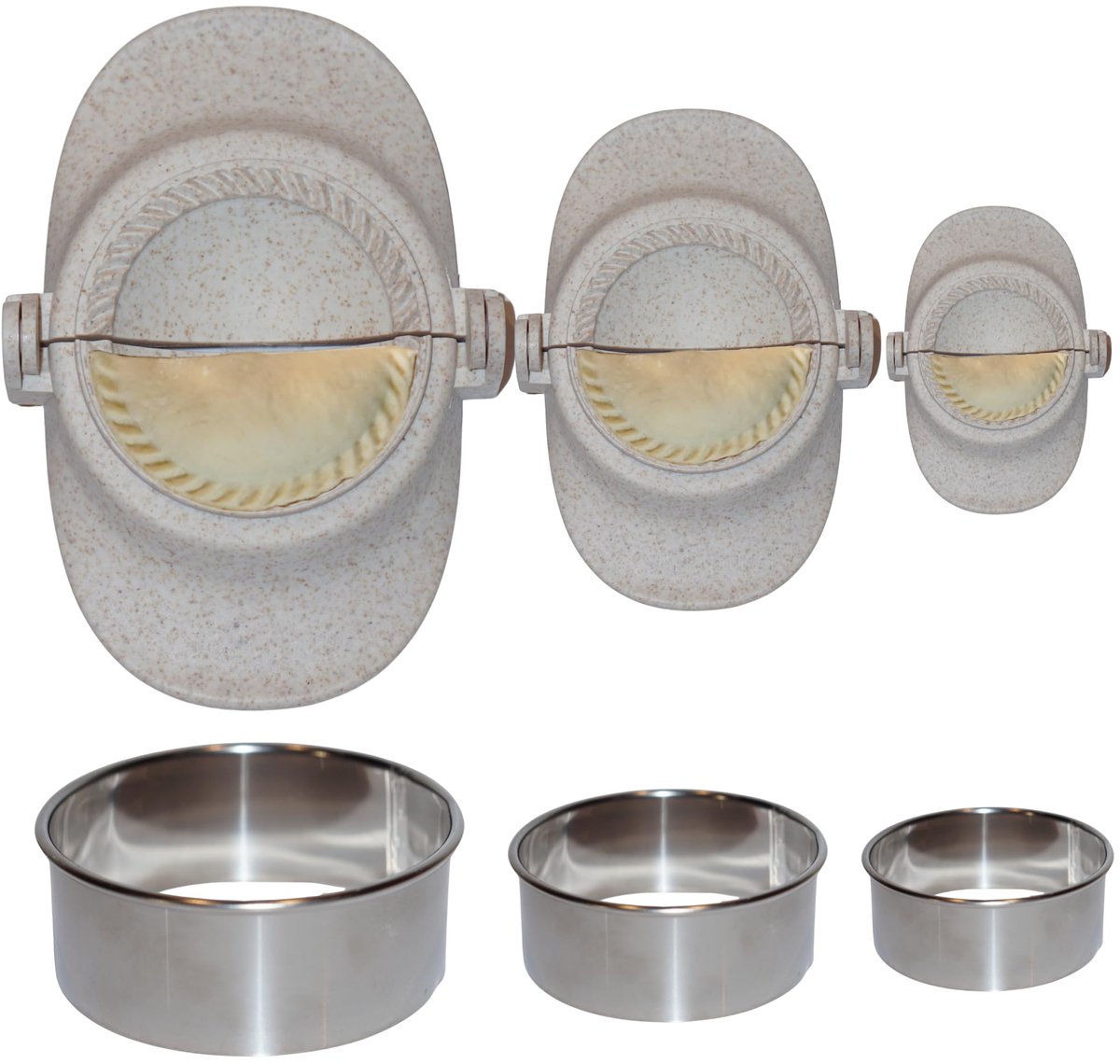 Unyqoos® Complete 7-delige set voor het maken van dumplings en ravioli in de keuken