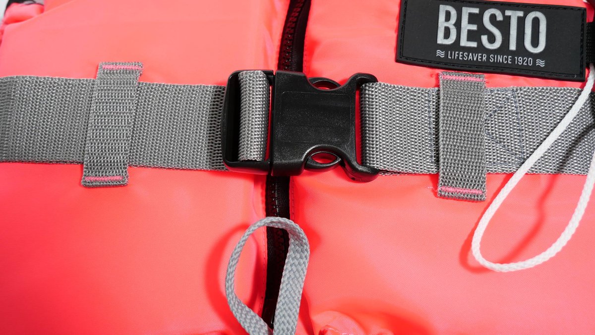 Besto Racingbelt 40N Roze Reddingsvest voor 5 - 15kg — afbeelding 3