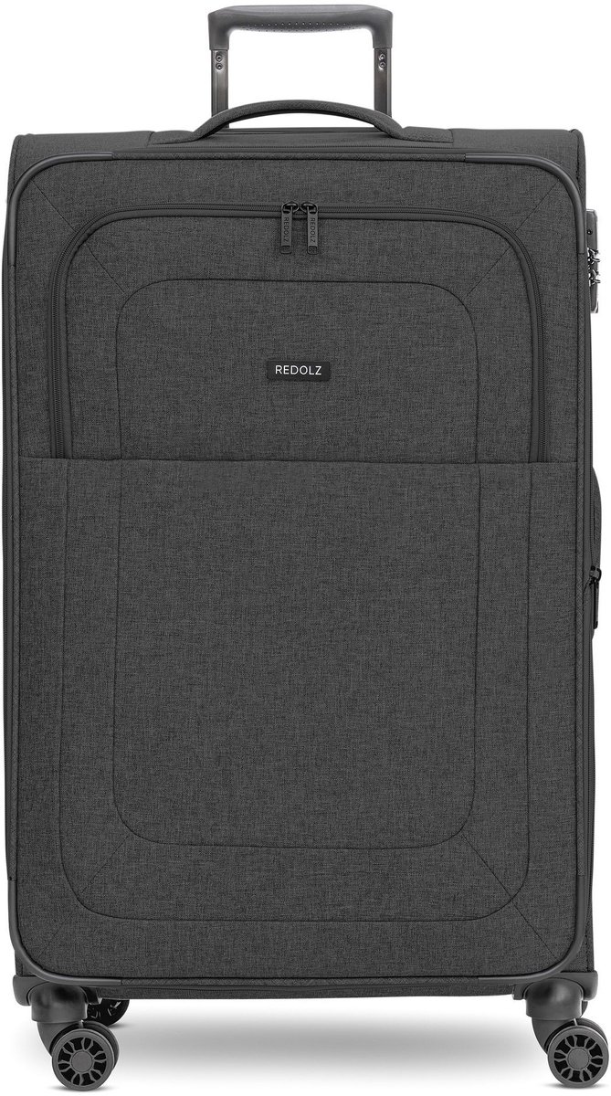 REDOLZ trolley Essentials 12 Trolley Black donkergrijs 79cm