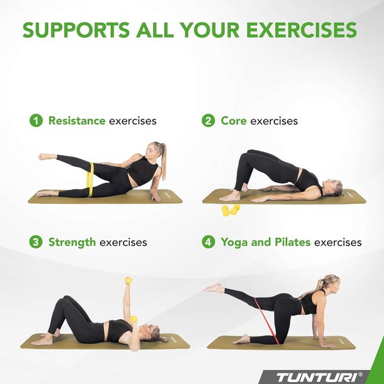 Extra Dikke Yoga- en Fitnessmat - Antislip Oefenmat voor Gym en Yoga - 180x60x1,5 cm — afbeelding 2